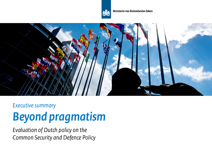 Cover of the report Beyond pragmatism